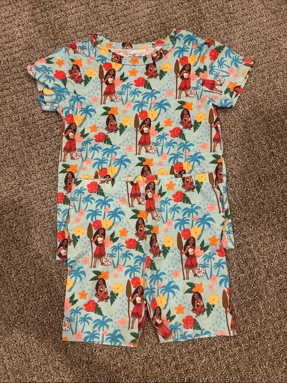 Monica + Andy Moana Girls Aqua Tropical Character Matching Set - Brand